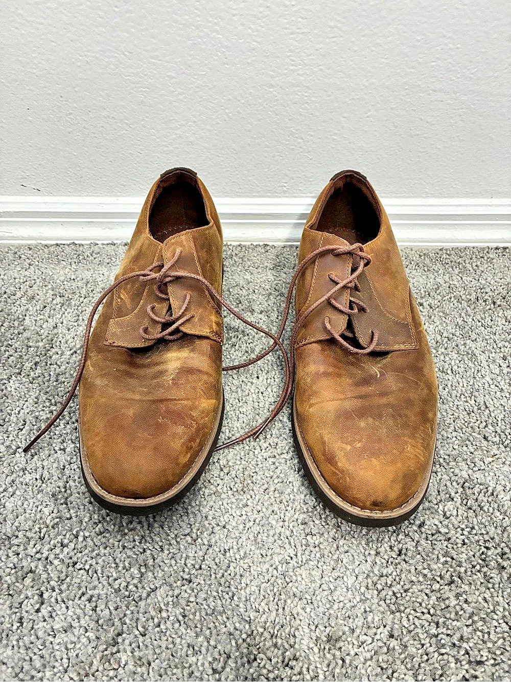 Timberland Woodhull Leather Oxford Men's US 12 Brown